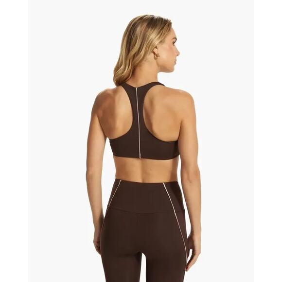 VUORI Lunar Stripe MATCHING SET Espresso Brown Sporta Bra & Legging Small - Picture 2 of 11